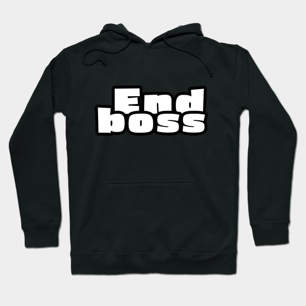 Endboss Hoodie by SlimSumoStudio